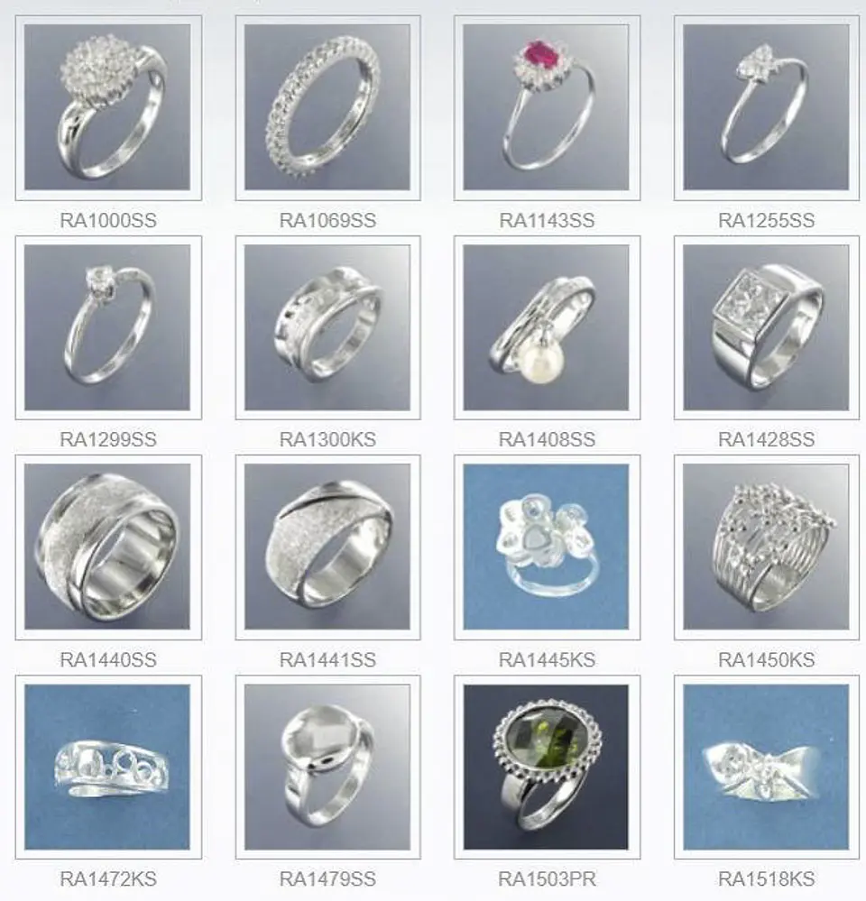 Colección de joyas en plata 4