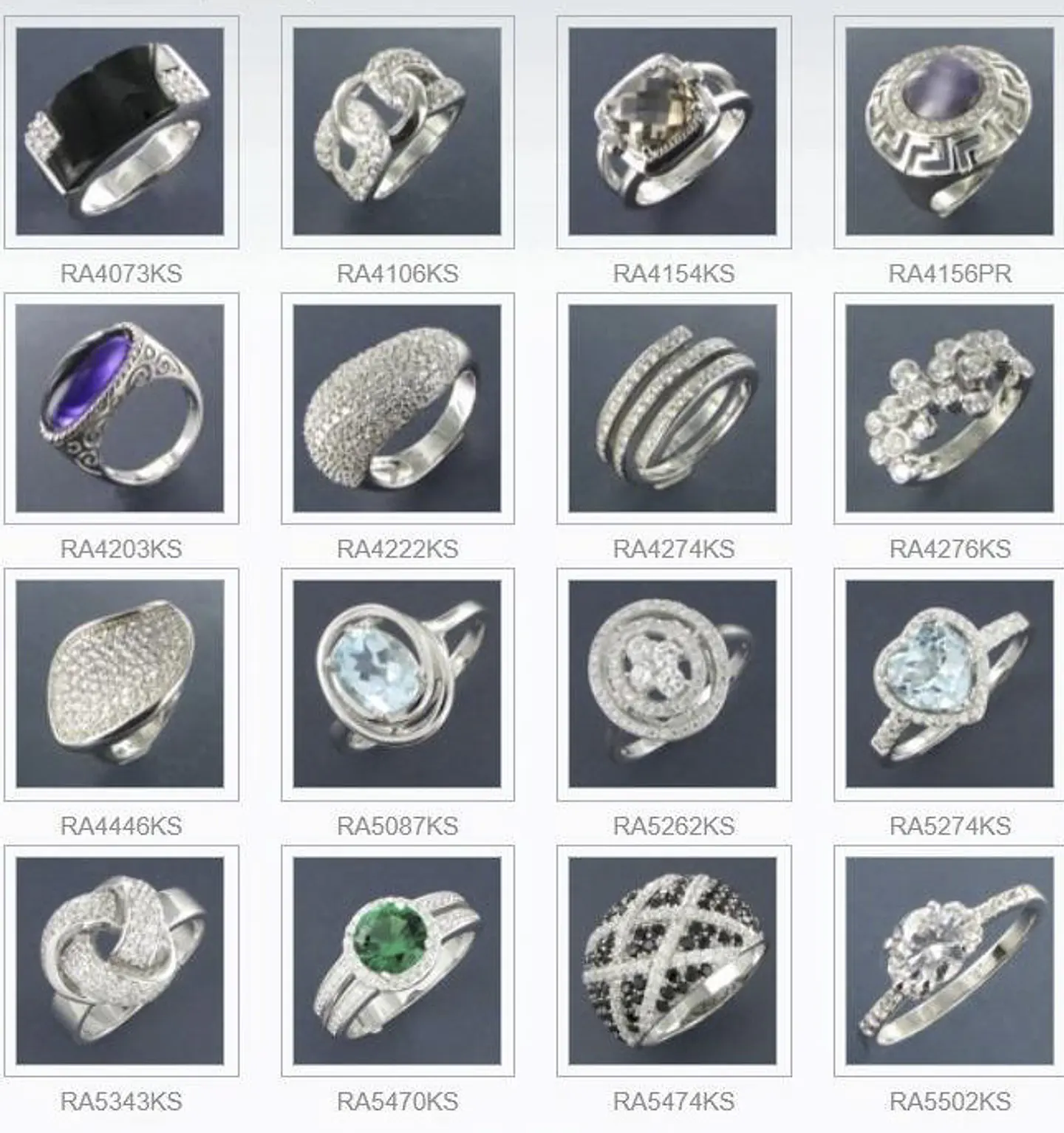 Colección de joyas en plata 9