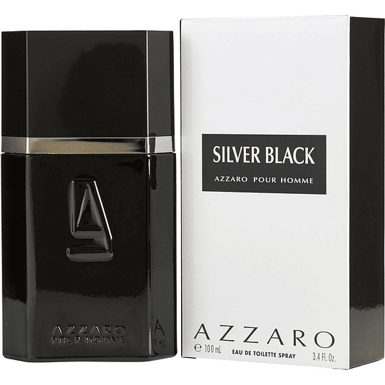 Silver Black Azzaro 100Ml Hombre  Edt