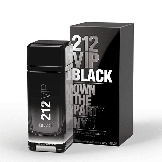 212 Vip Black Carolina Herrera 100Ml Hombre  Edp