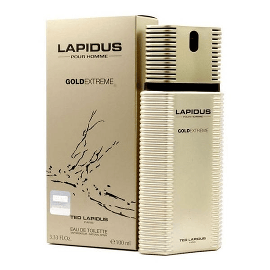 Lapidus Gold Extreme Ted Lapidus 100Ml Hombre  Agua De Tocador