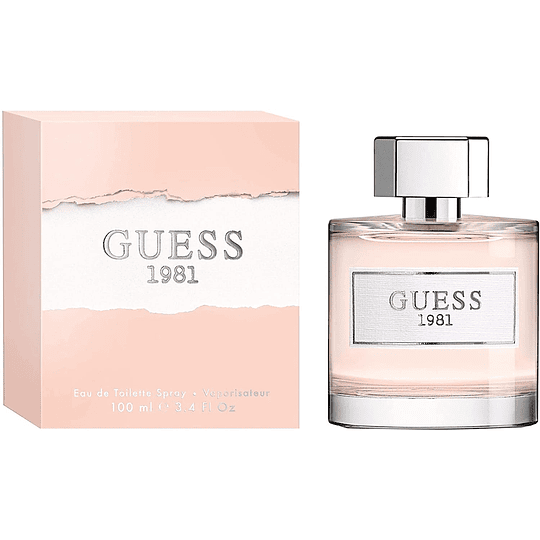 1981 Guess 100Ml Mujer  Edt (Nuevo) Base