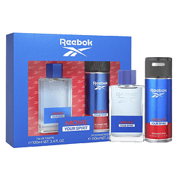 Move Your Spirit Reebok Estuche 100Ml + Deo Hombre Edt