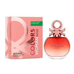 Colors Rose Intenso Benetton 80Ml Mujer Edp