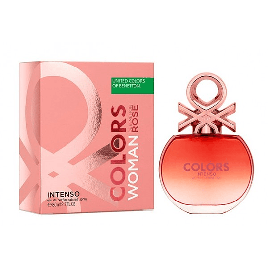 Colors Rose Intenso Benetton 80Ml Mujer Edp