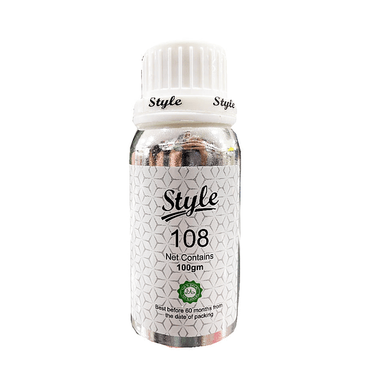 Aceite De Perfume 108 Style 100Ml Unisex Edp (Inspirado en Lacoste Blanc)