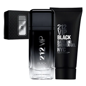 212 Vip Black Carolina Herrera Estuche 100Ml Hombre Edp
