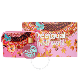 Fresh World Desigual Estuche 100Ml Mujer  Edt