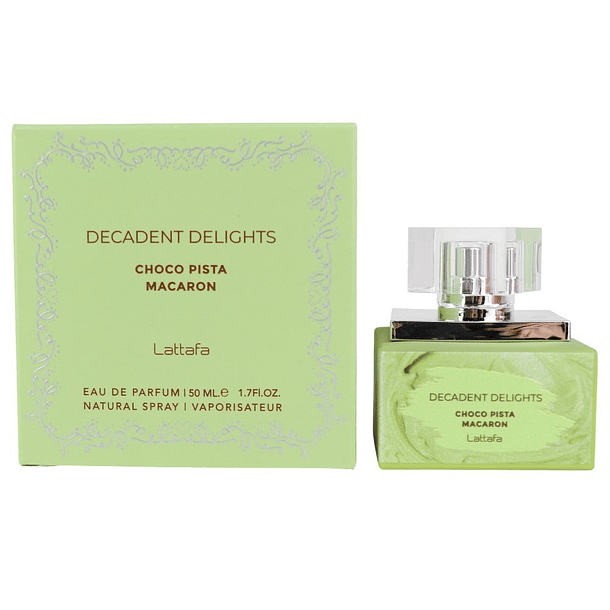 Choco Pista Macaron Lattafa 50Ml Mujer Edp 