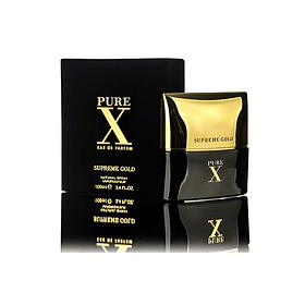 Pure X Supreme Gold Fragrance World 100Ml Hombre Edp