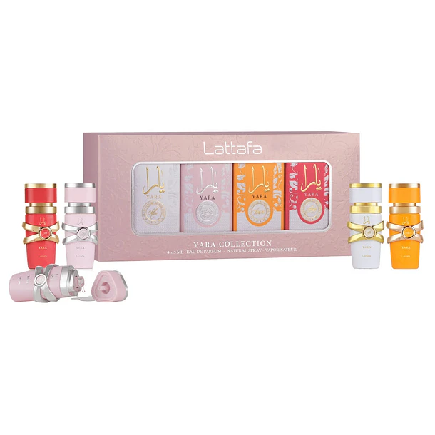 Yara Lattafa Estuche 4Pcs 5Ml Mujer Edp