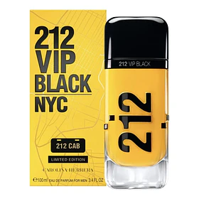 212 Vip Black Cab Carolina Herrera 100Ml Hombre Edp