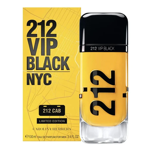 212 Vip Black Cab Carolina Herrera 100Ml Hombre Edp