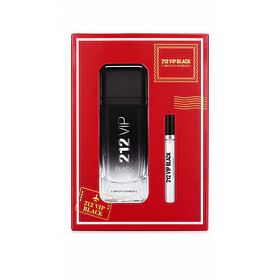 212 Vip Black Carolina Herrera Estuche 100Ml Hombre Edp