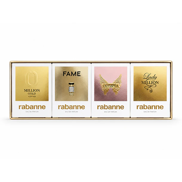 Miniaturas Paco Rabanne 4Pcs Mujer  Edp Estuche