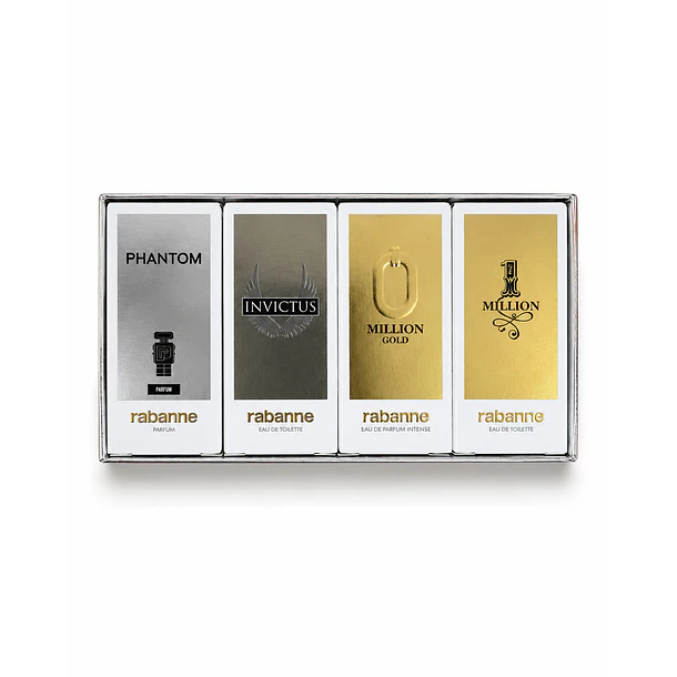 Paco Rabanne Miniaturas Estuche 4Pcs 5Ml C/U Hombre  Edt