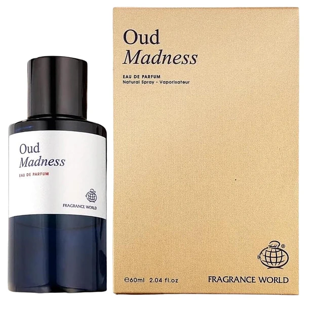Oud Madness Fragrance World 60Ml Unisex Edp