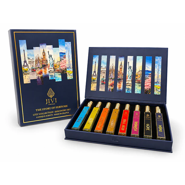 City Collection Jivi Parfums Mini Set 8X10Ml Unisex Edp