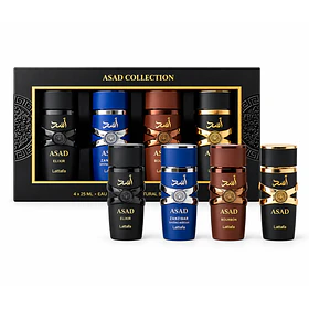 Asad Collection Lattafa Estuche 4 X 25Ml Hombre Edp