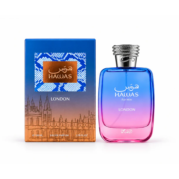 Hawas London Rasasi 100Ml Hombre Edp (Nuevo)
