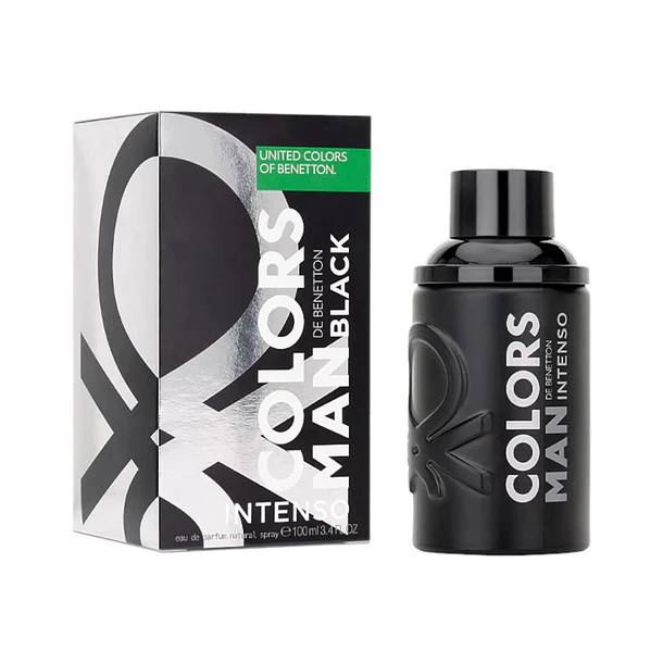 Colors Black Intense Benetton 100Ml Hombre Edp 