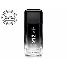 212 Vip Black Carolina Herrera Tester 100Ml Hombre  Agua De Tocador