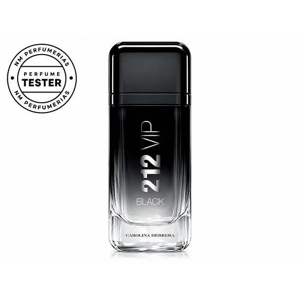 212 Vip Black Carolina Herrera Tester 100Ml Hombre  Agua De Tocador