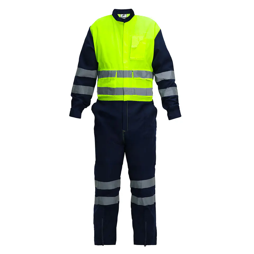 Overol Alta Visibilidad RFX Amarillo Flúor 1