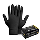 Guantes Raven Nitrilo Texturizado Negro 8 g - Caja 100 - Miniatura 1