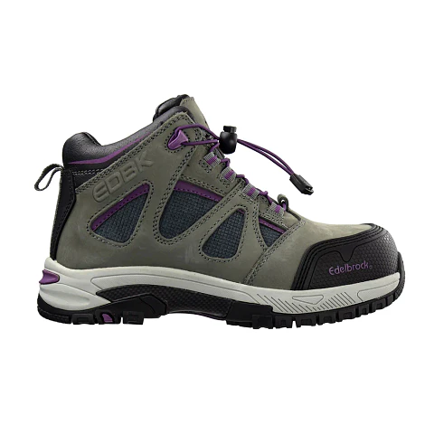 Botín de Seguridad Mujer Edelbrock EDBK177 Gris/Morado