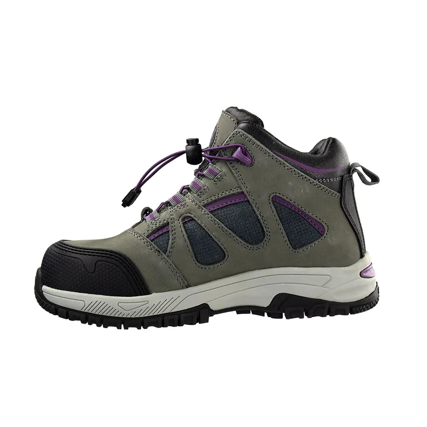 Botín de Seguridad Mujer Edelbrock EDBK177 Gris/Morado 5
