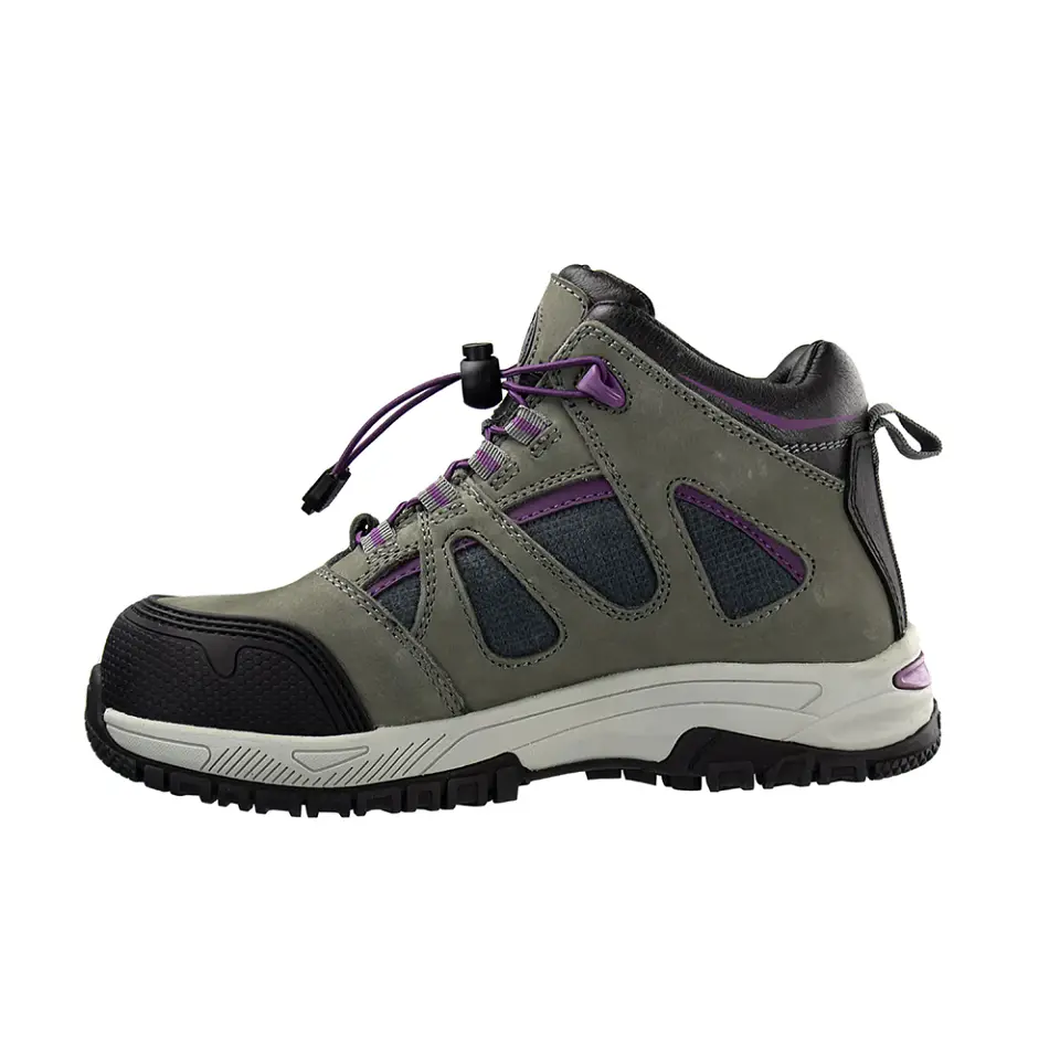 Botín de Seguridad Mujer Edelbrock EDBK177 Gris/Morado 5