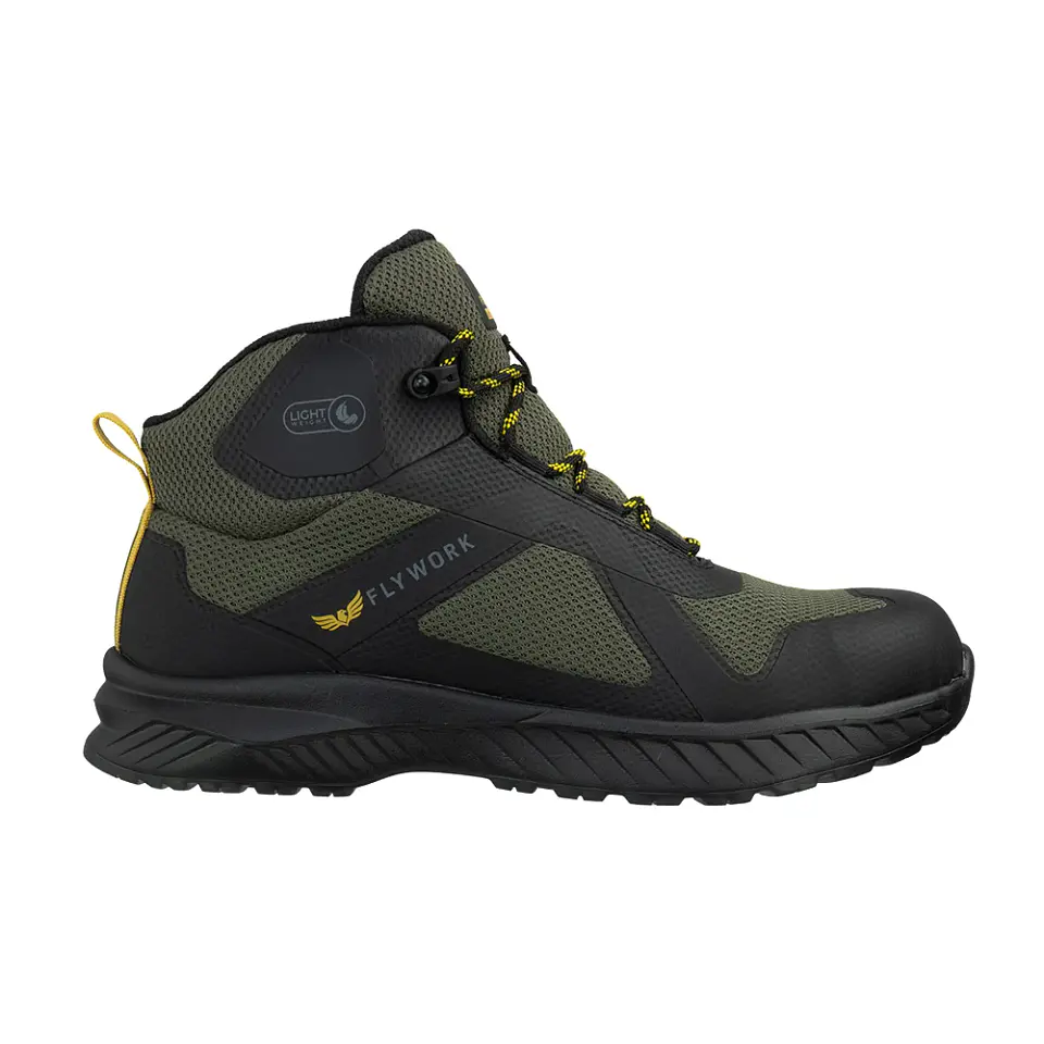 Calzado de Seguridad Fly Work II Green by Edelbrock 1