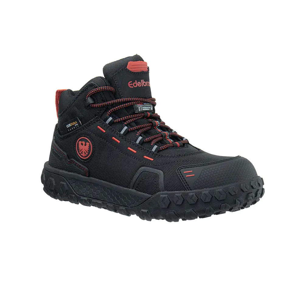 Botín de Seguridad Edelbrock Banndit 6 MID Rojo 4
