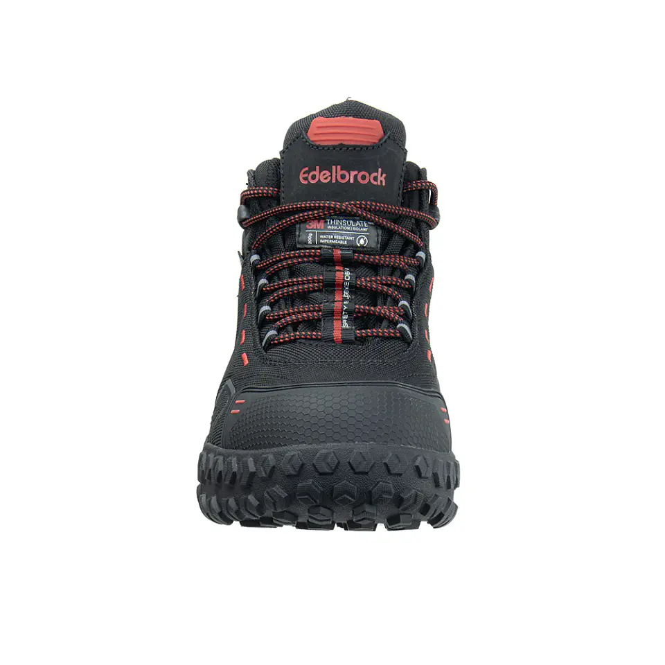 Botín de Seguridad Edelbrock Banndit 6 MID Rojo 6