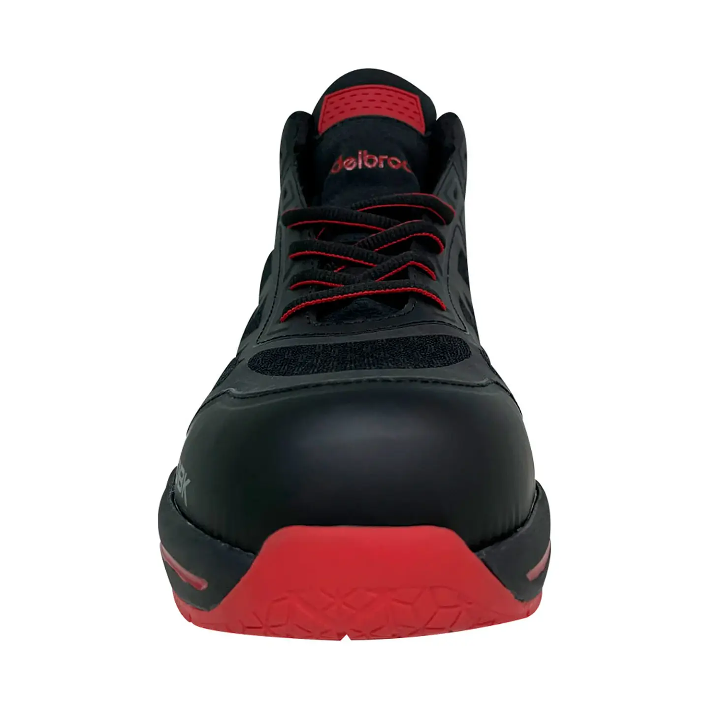 Zapatilla de Seguridad Edelbrock EDBK501 Negro/Rojo 2