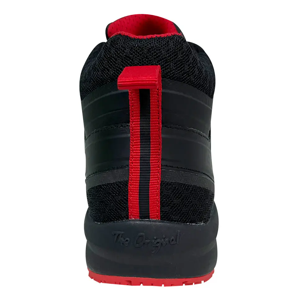 Zapatilla de Seguridad Edelbrock EDBK501 Negro/Rojo 4