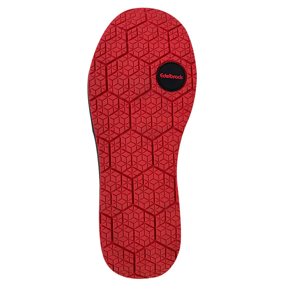 Zapatilla de Seguridad Edelbrock EDBK501 Negro/Rojo 6