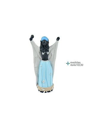 Orixá Yemanjá Negra 4x4x10cm