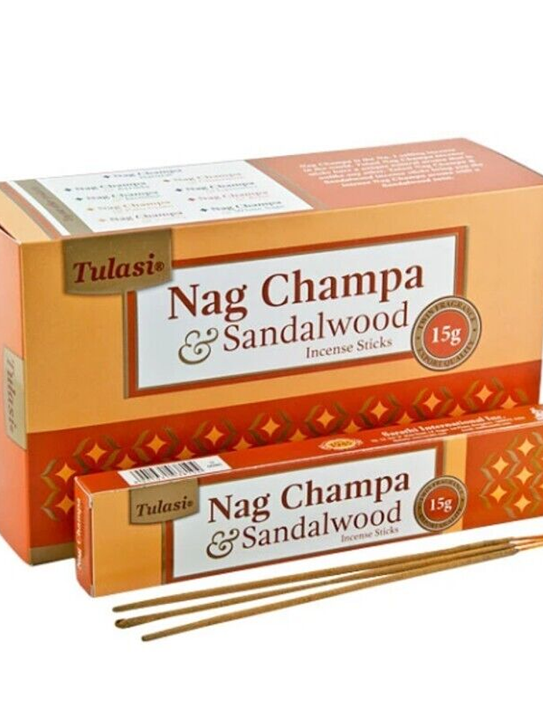 Inc. Tulasi NagChampa Sandalwood 15gr 1