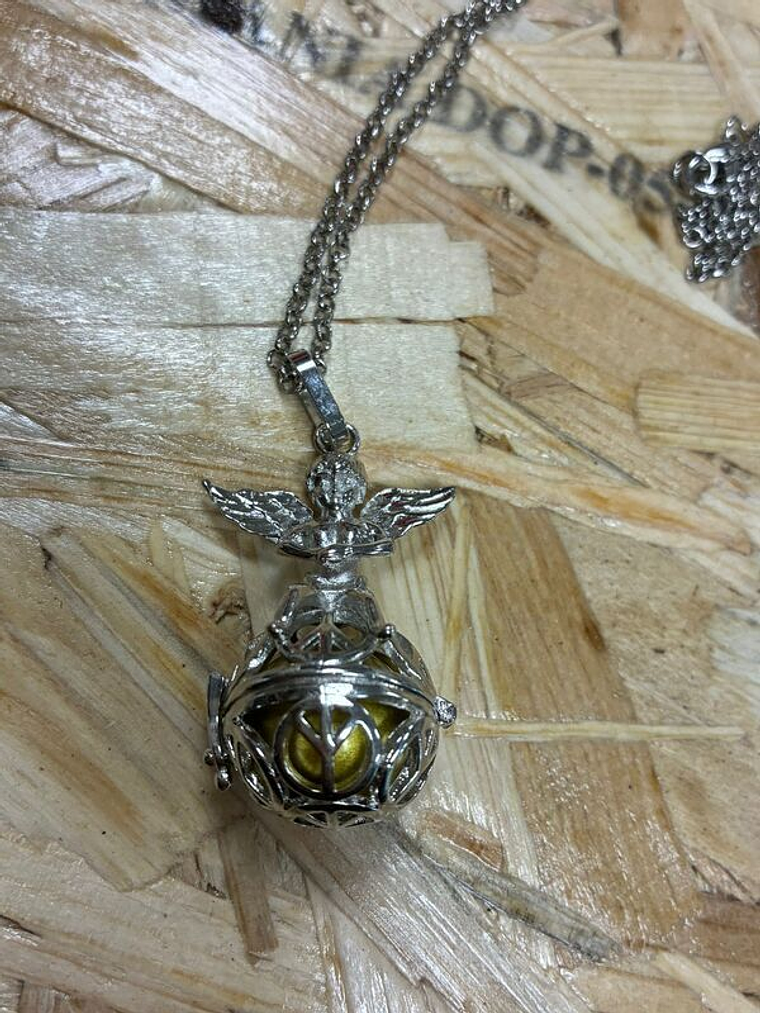 Chamador de Anjos C/ Coração C/ Unid. Cristal Incluído 1