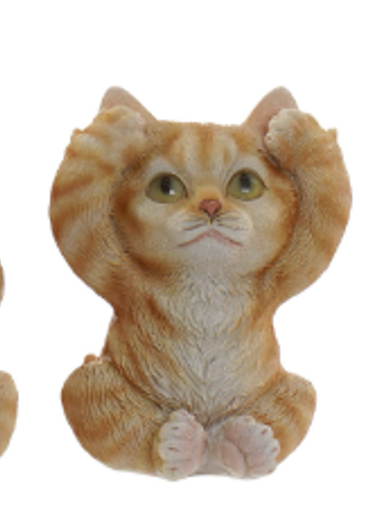 Gato resina 6,5X6X8 (conj. 3) 1