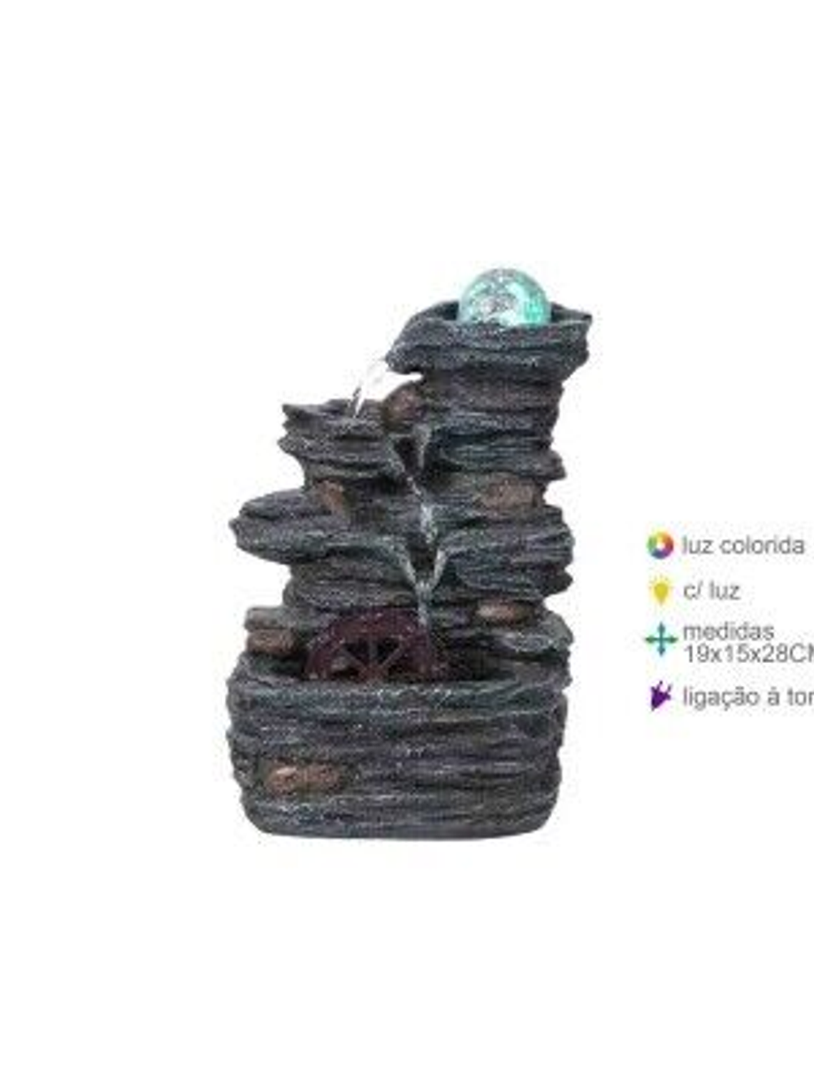 Fonte Resina Natur 19x15x28cm 1