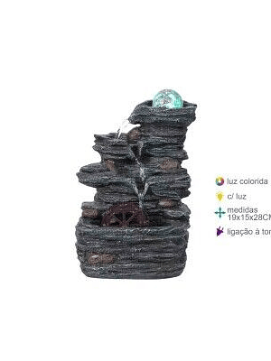 Fonte Resina Natur 19x15x28cm