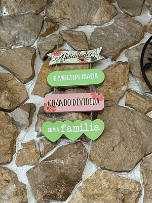 Placa Parede MDF 20x39x0,6cm