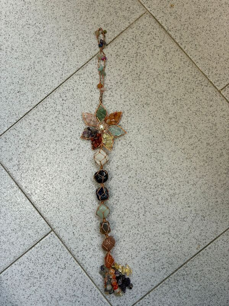 Flor de Cobre e Cristais 7 Chakras 1