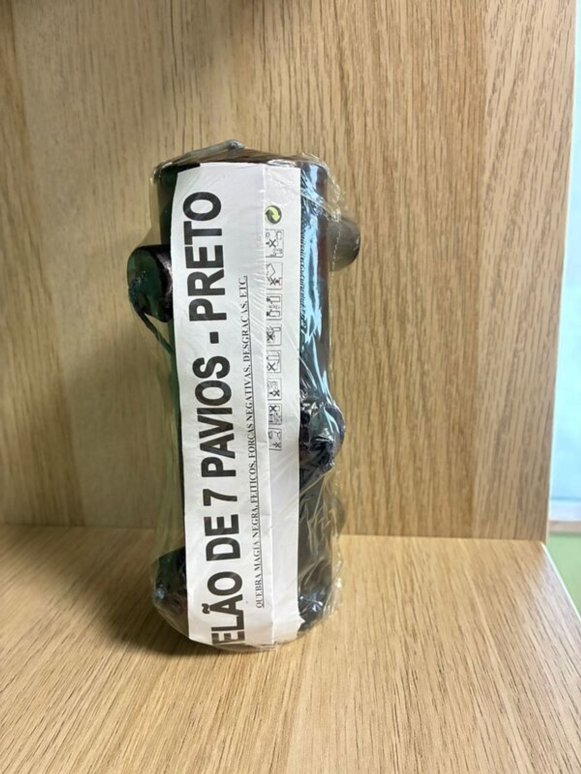 Velão 7 Mechas Preto 18 Cm 1