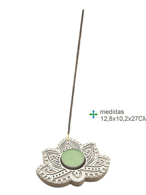 Queimador Inc. Madeira 12,8x10,2x27cm