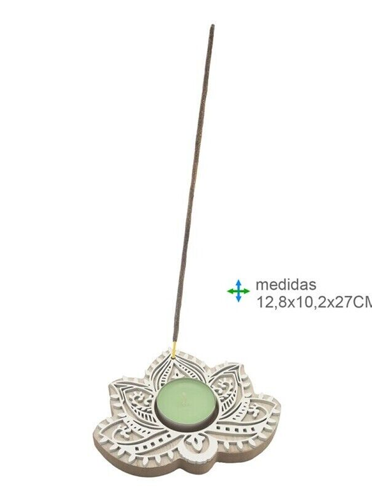 Queimador Inc. Madeira 12,8x10,2x27cm 1