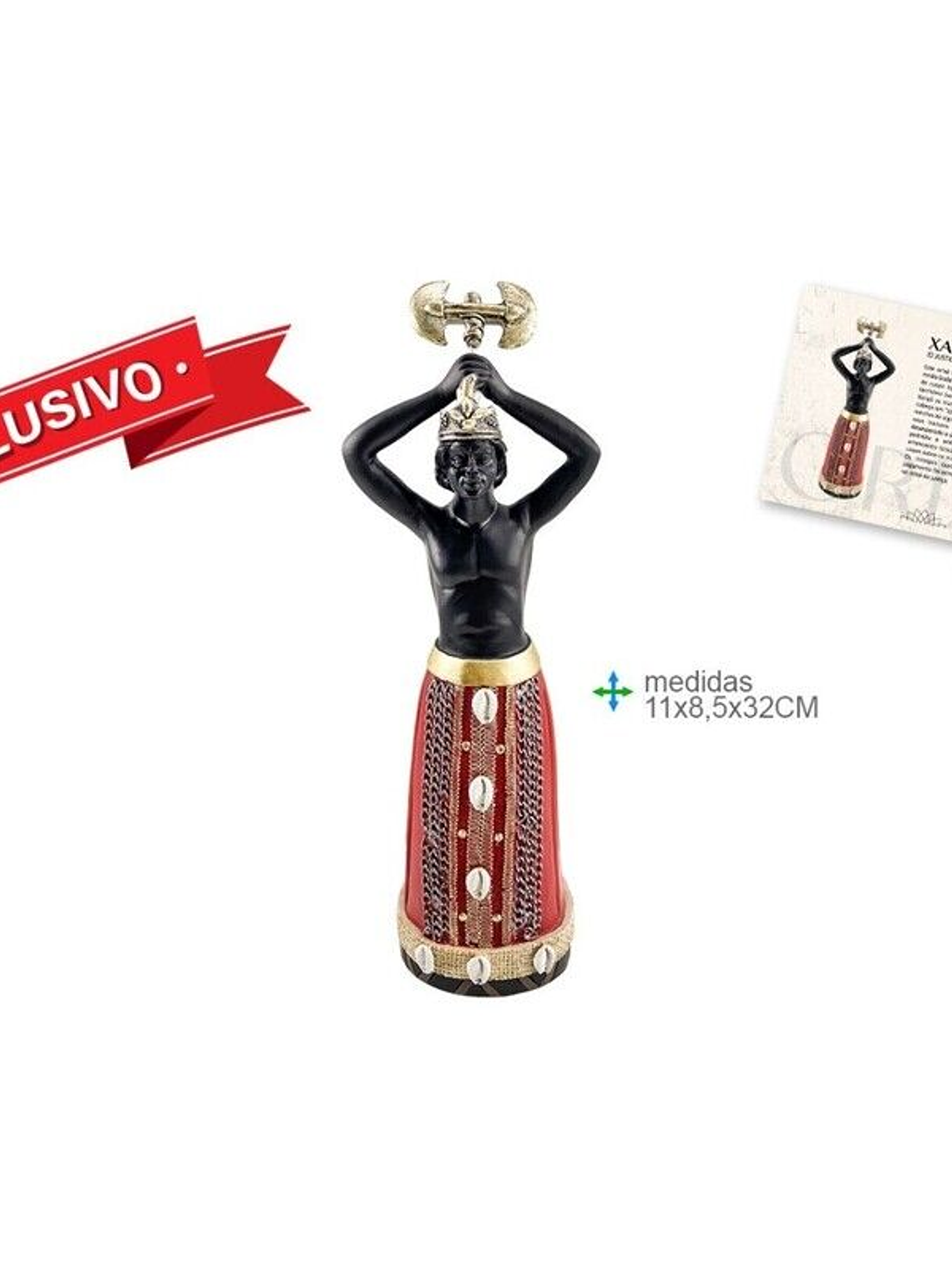 Orixá Xangô 11x8,5x32cm 1